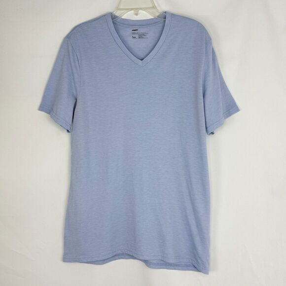 Public Opinion Men's Blue V-Neck T Shirt Tee XL Short Sleeve - Picture 1 of 12